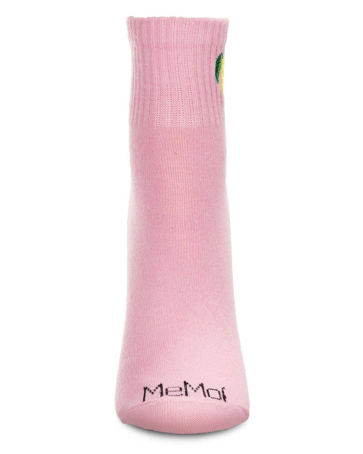 Confettis Rose Chaussettes d'athlétisme brodées au citron en vente sur Faire1