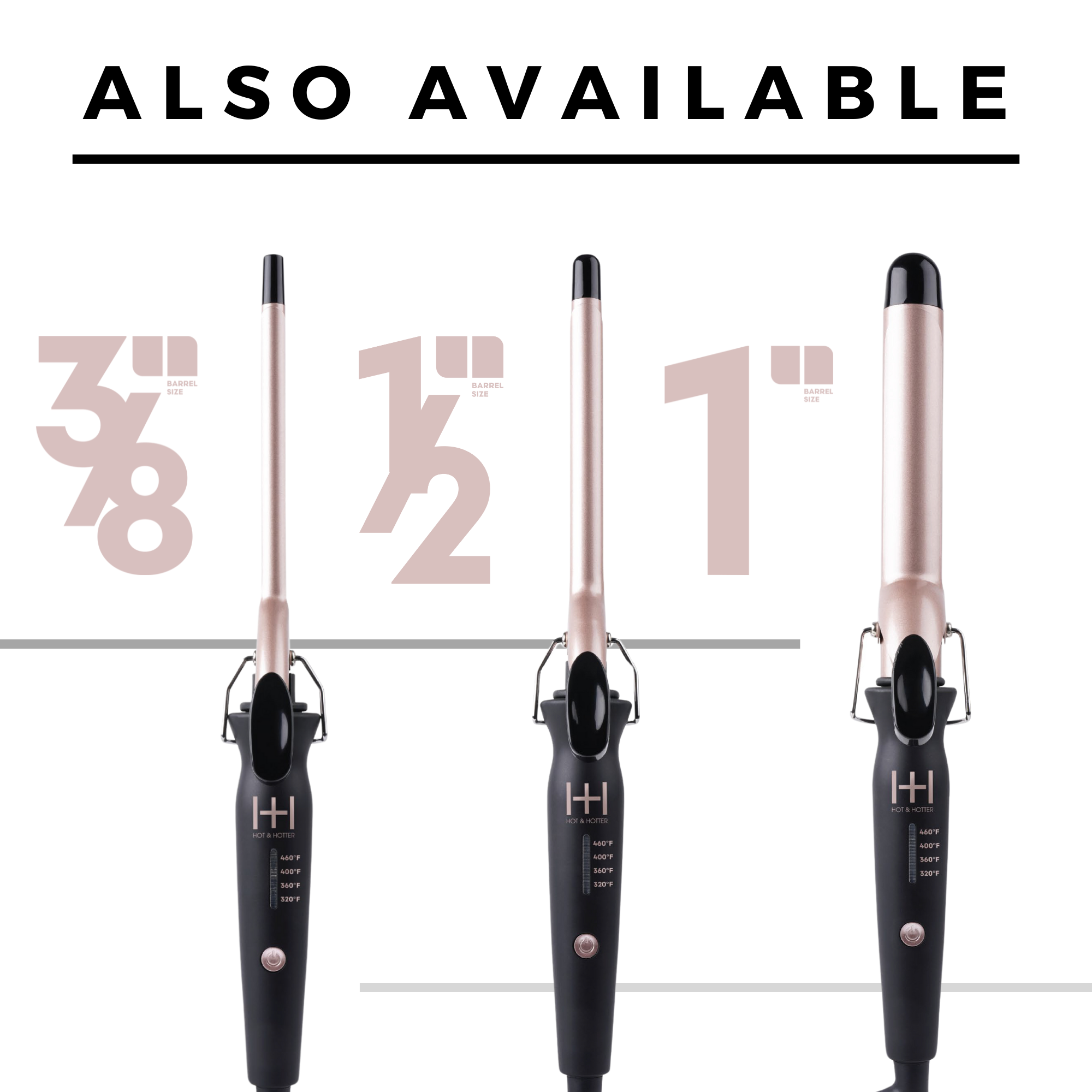 Annie International, Inc. - Wholesale Curling Iron/Wand - Hot & Hotter Extra Long Ceramic Tourmaline Curling Iron 3/84