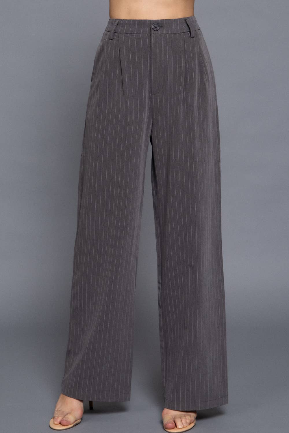 42POPS - Wholesale Pants - Women's - ".....Pin Stripe Woven Straight Pants1