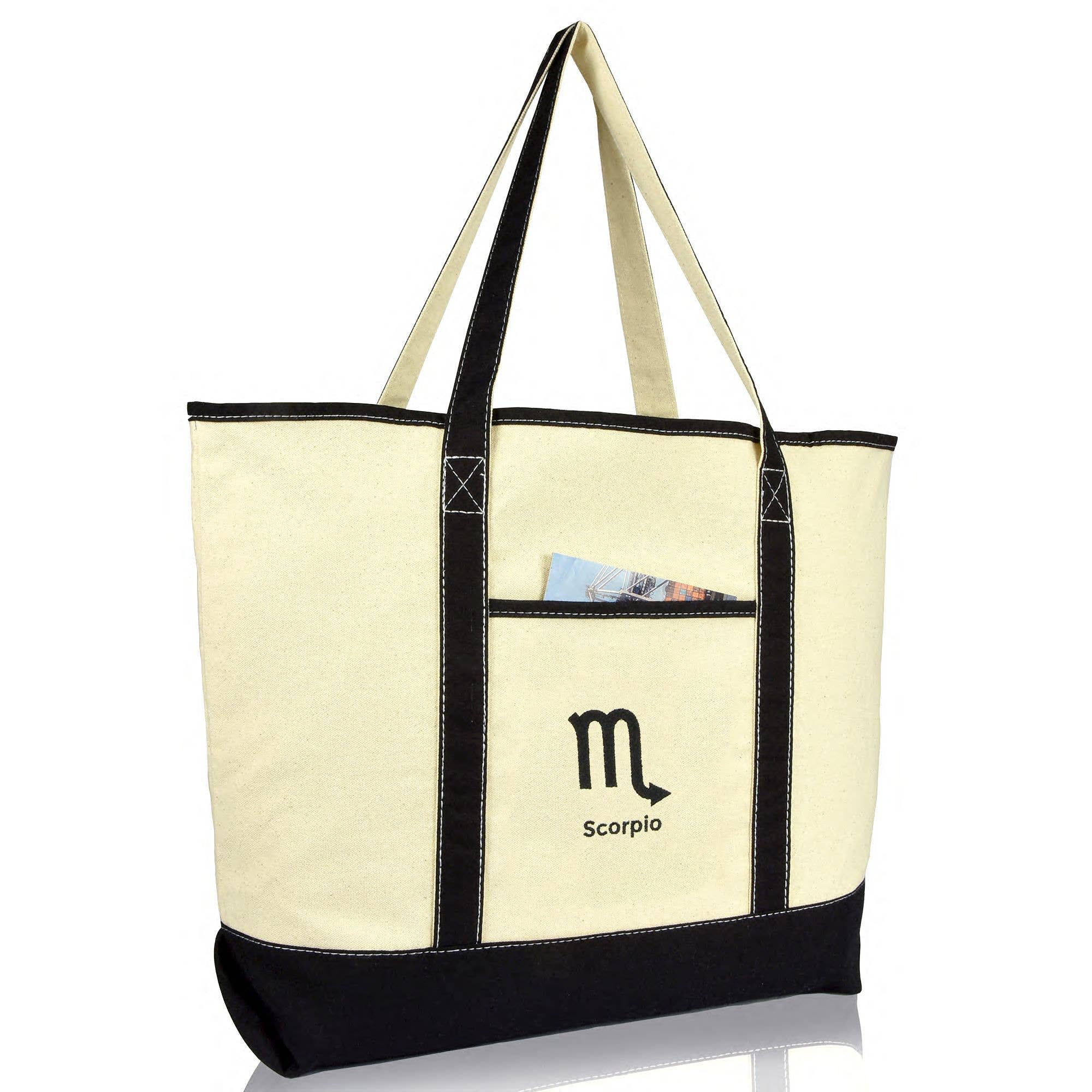 Dalix - Wholesale Tote Bag - Women's - DALIX Zodiac Sign Tote Bag  Horoscope Astrology70