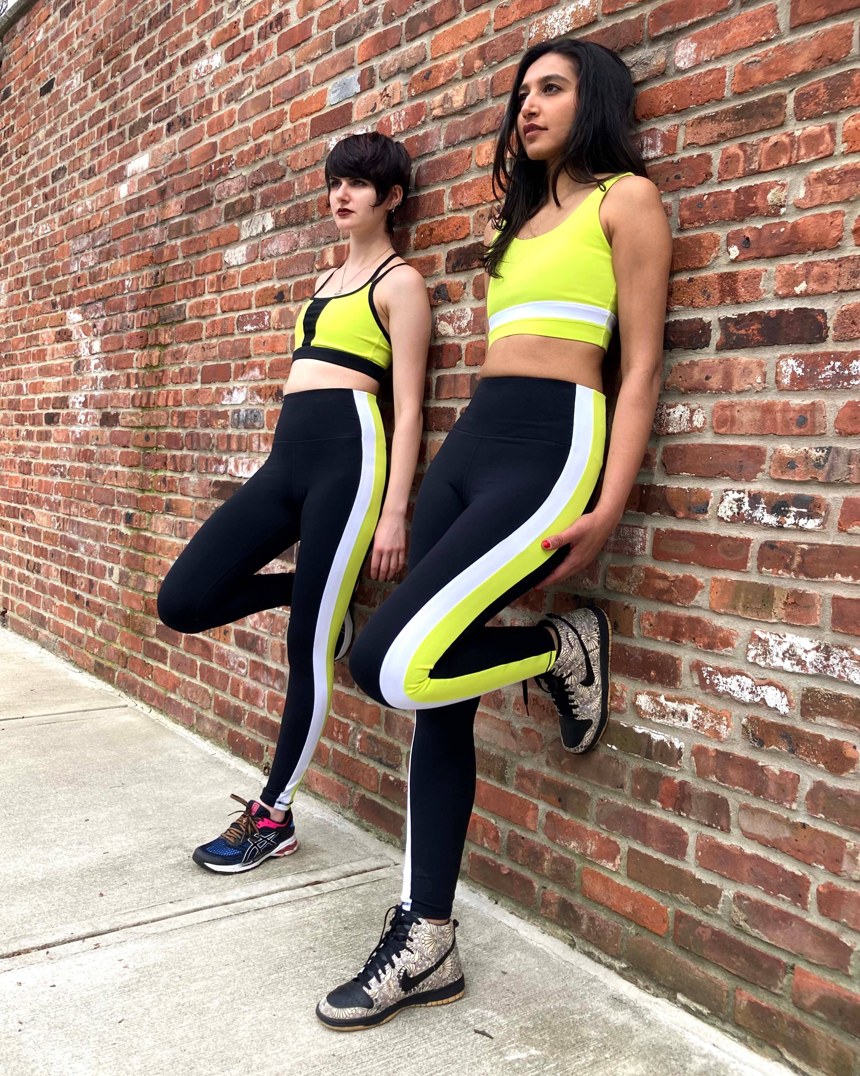 Wear Love More LLC - Wholesale Activewear Set - Women's - High Rise Matte Luxe Full Length Legging in Black Neon3