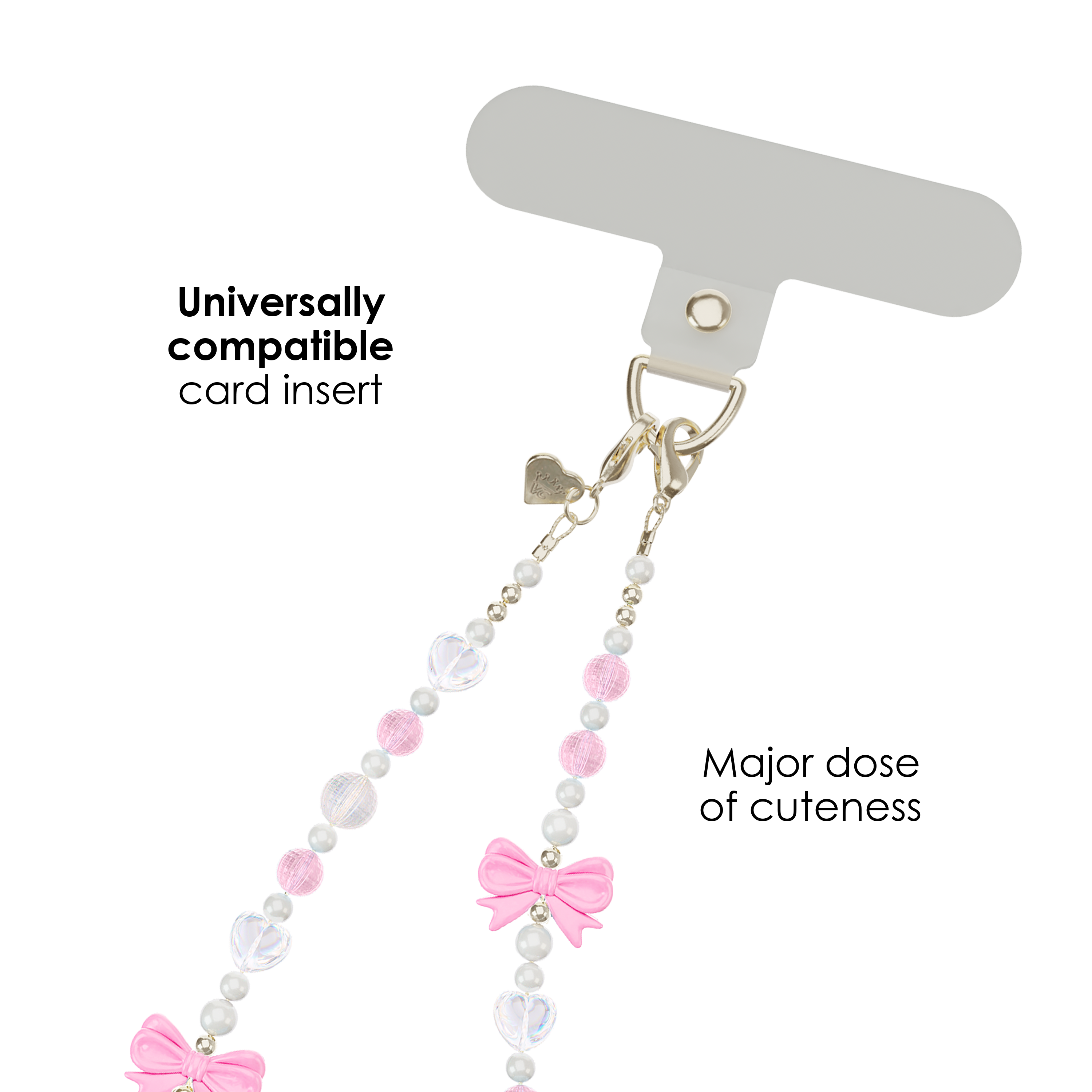 VELVET CAVIAR - Wholesale Phonecase Strap - Phone Charm Wristlet - Pink Bow2