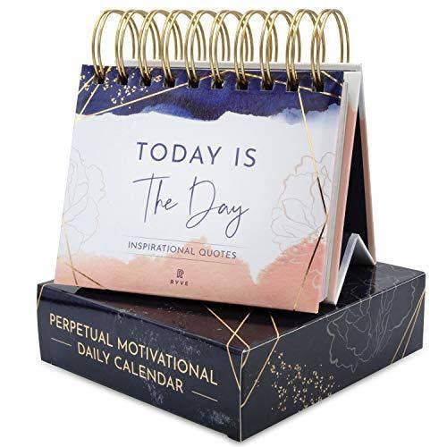 RYVE - Wholesale Calendar - Motivational Desk Calendar - Daily Flip Calendar with Quotes