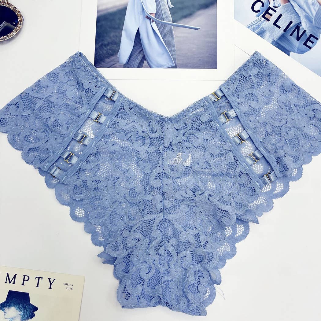 Curvy Fix - Wholesale Shapewear - Women's - Lace Plus Size Smooth Shaping Brief Panty for 120-240 lbs7