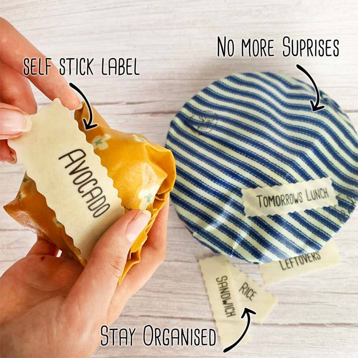 GoodToBee – wholesale Food/beverage label – Self-Stick Food Lables (Beeswax)