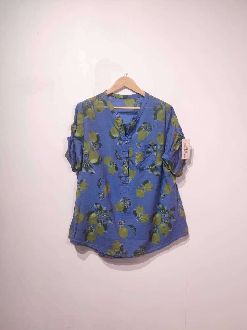 Pomelo paris - Wholesale Blouse - Women's - LISA LEMON CROPPED BLOUSE3