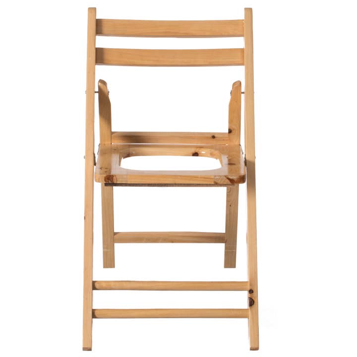 Quickway Imports - Wholesale Outdoor chair - Wooden Folding Portable Toilet Seat for Camping and Hiking4