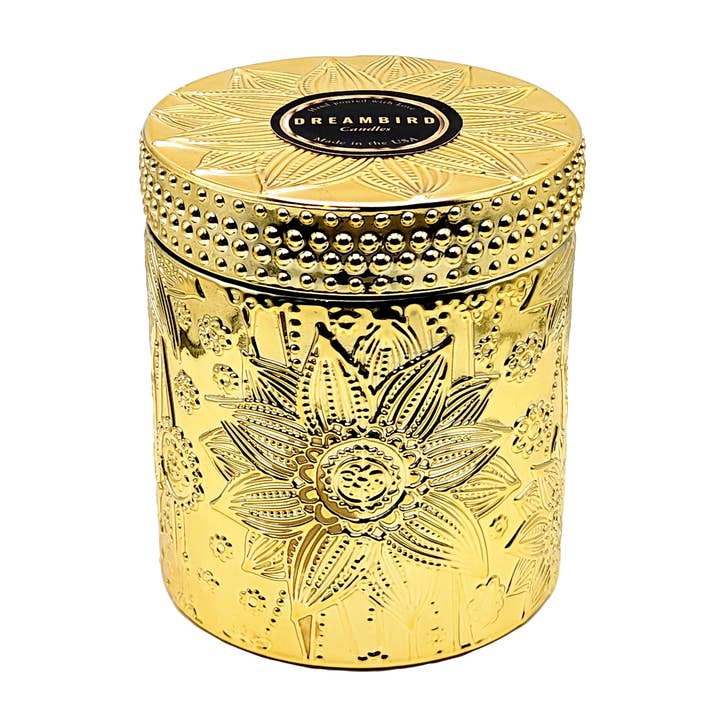 Golden Lotus Flower Candle for wholesale by DREAMBIRD Candles