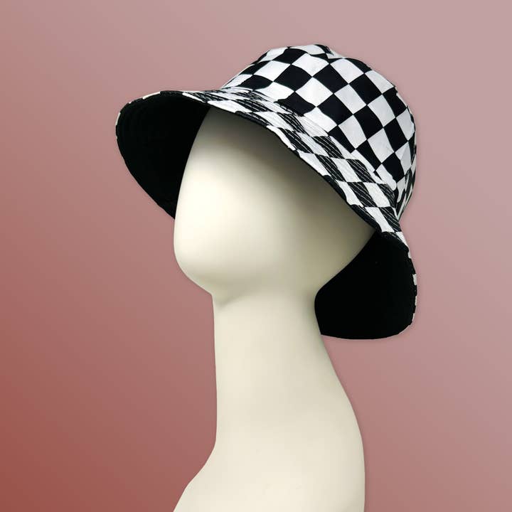Rainbow Unicorn Birthday Surprise - Wholesale Bucket Hat - Women's - Classic Checked Bucket Hat – Bold & Trendy!