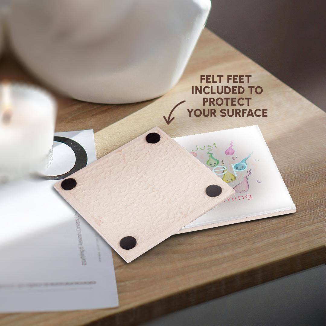 3dRose - Wholesale Coasters - 3dRose, Cute image of sperm with typography., Coaster3