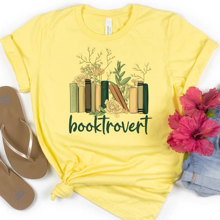 Camiseta Booktrovert – Divertida para amantes de la lectura para venta al por mayor de House Of Rodan