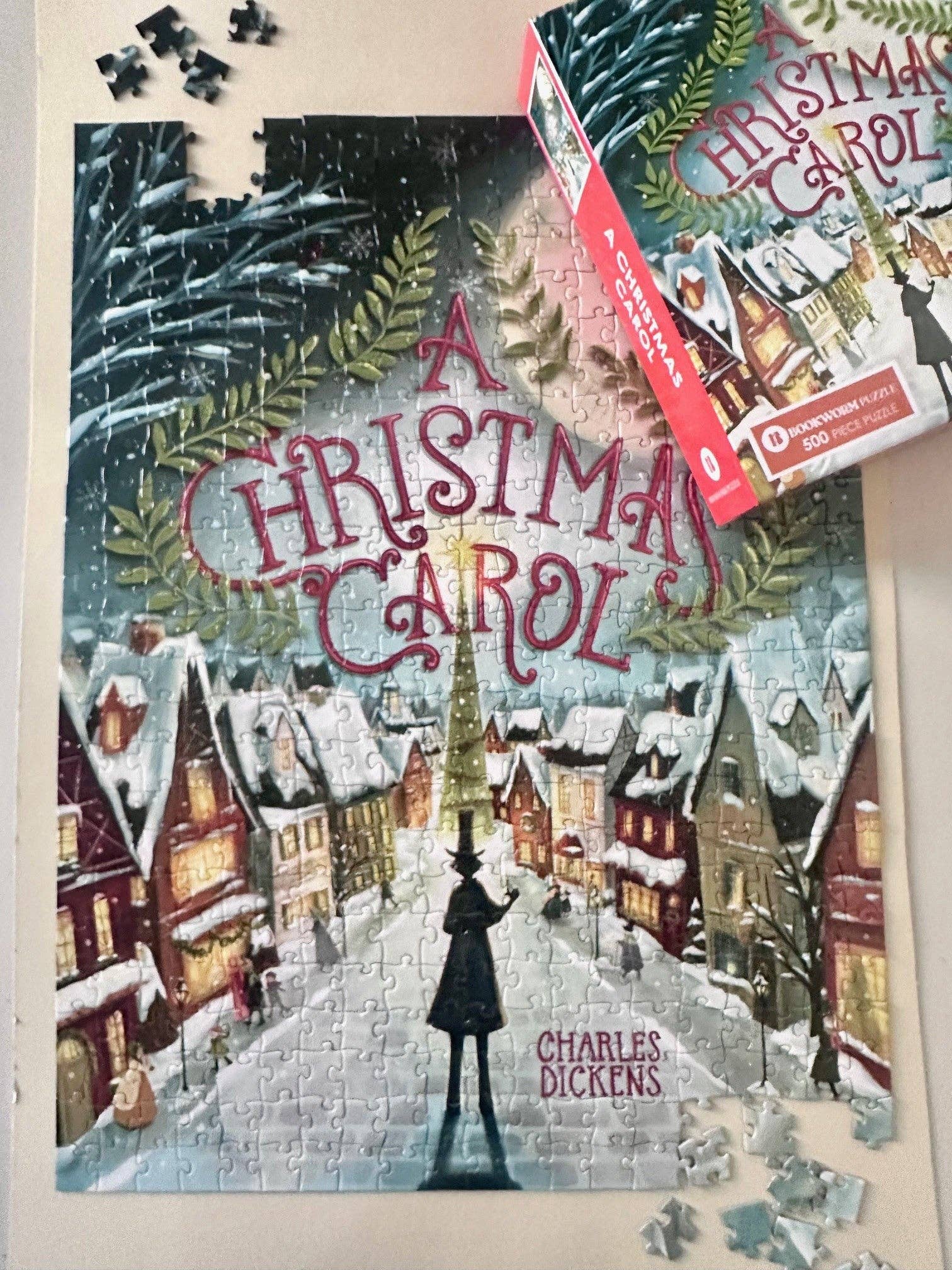 Bookworm Puzzle - Wholesale Puzzle - Adult - NEW! A CHRISTMAS CAROL -500 PIECE JIGSAW PUZZLE5