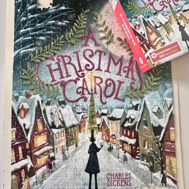 Bookworm Puzzle - Wholesale Puzzle - Adult - NEW! A CHRISTMAS CAROL -500 PIECE JIGSAW PUZZLE5