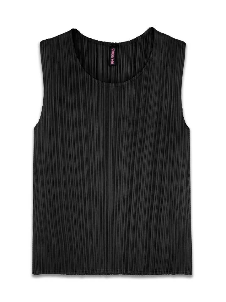 Aria Plissé Tank for wholesale by Wild Cosmos