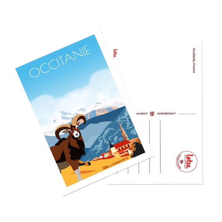 Postcard Montpellier for wholesale by Lotza