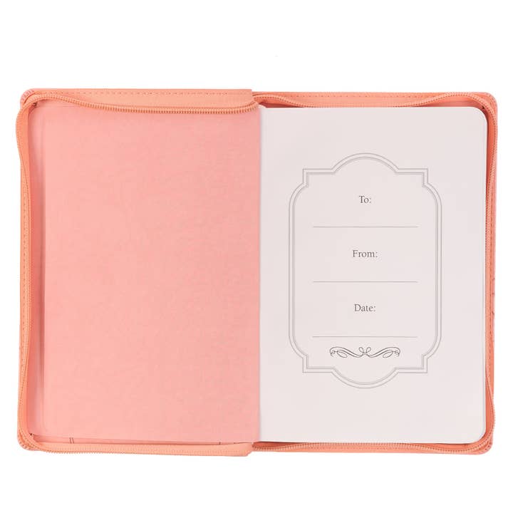 Christian Art Gifts - Wholesale Journal/Diary - Journal Classic Zip Pink His Mercy Never Fails