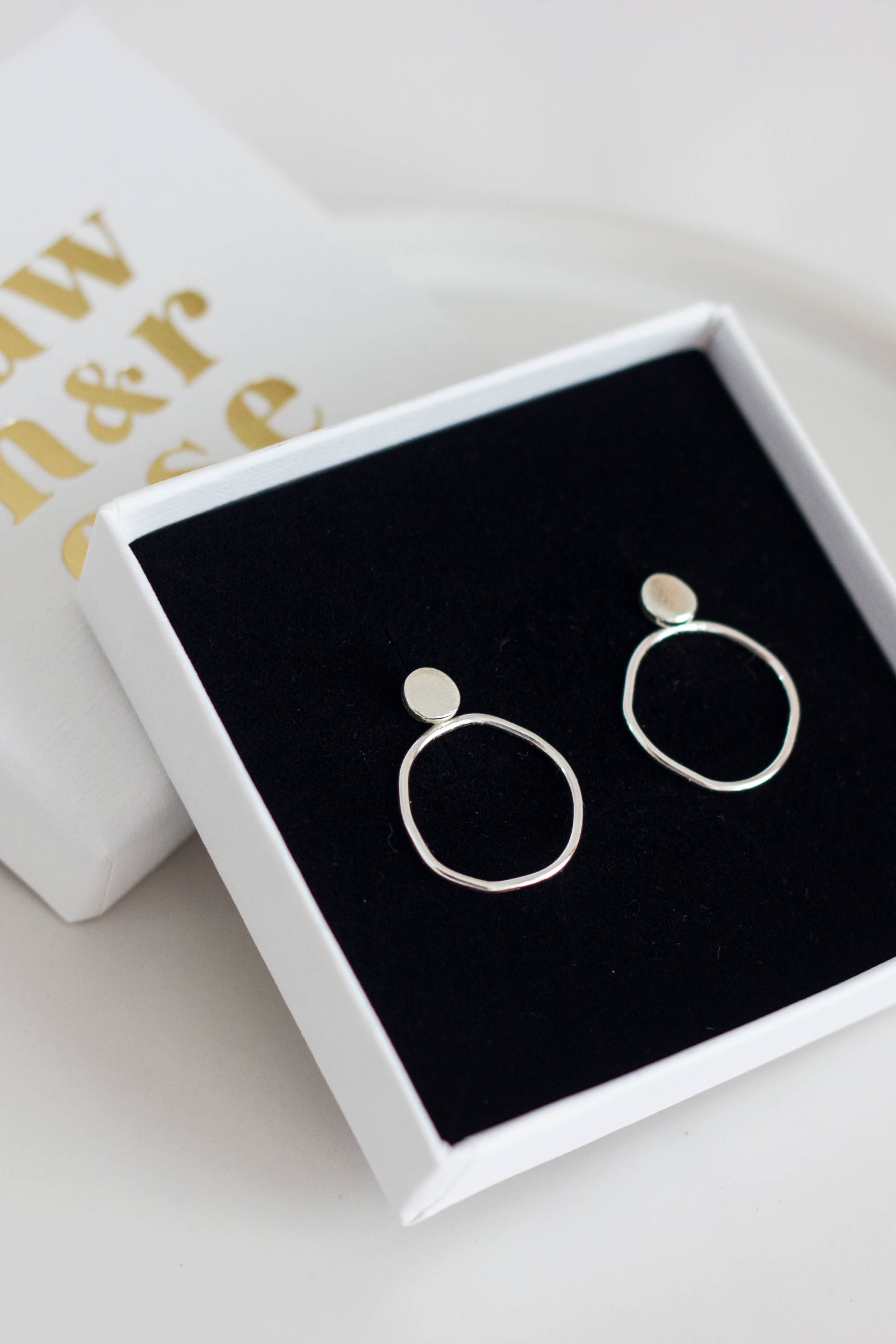 Fawn And Rose - Wholesale Stud/Post Earrings - Sterling Silver Zero Waste Ear Jackets2