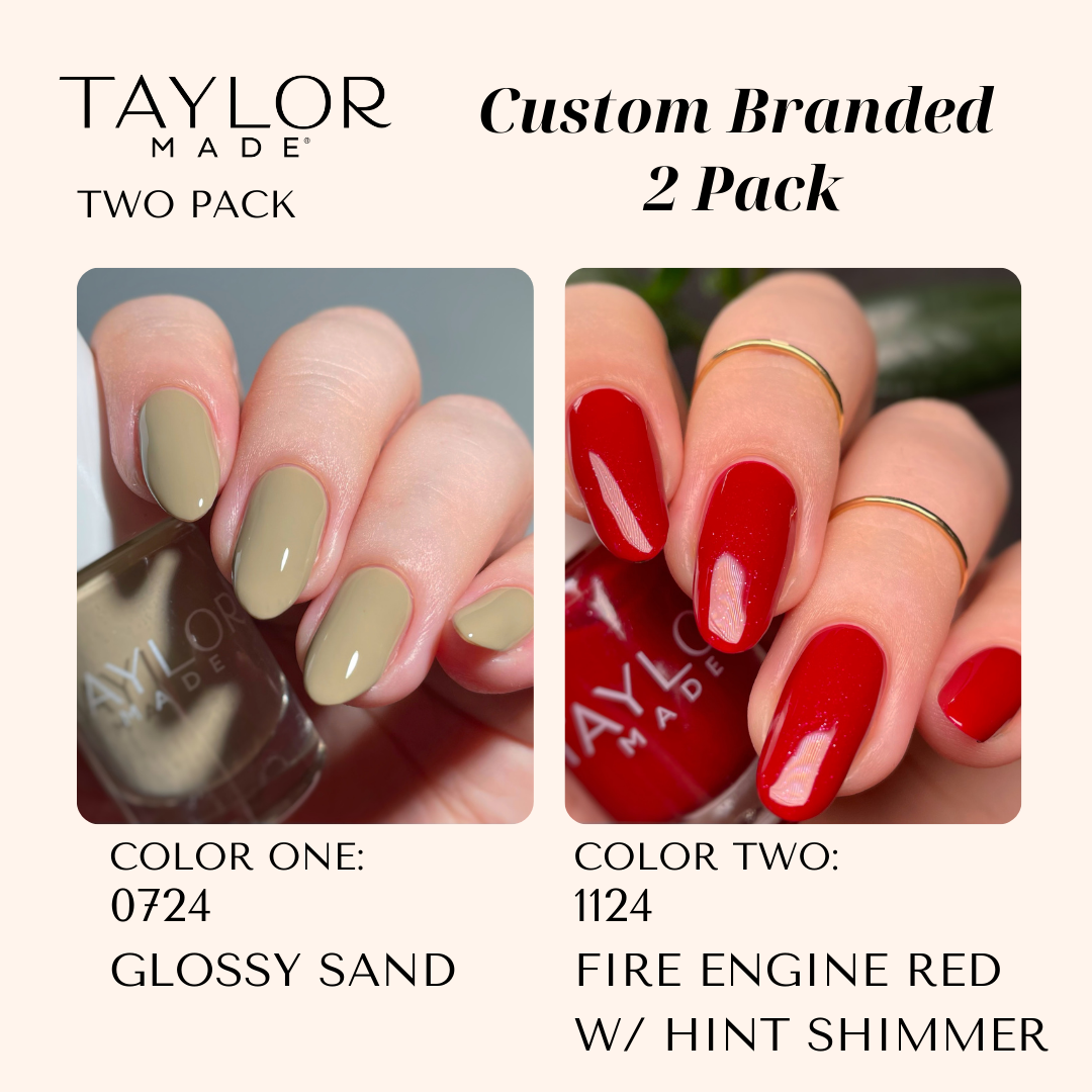 Taylor Made Polish – wholesale Nail polish – Custom Nail Polish: 2 Pack Long-wearing + Vegan + Non-toxic108