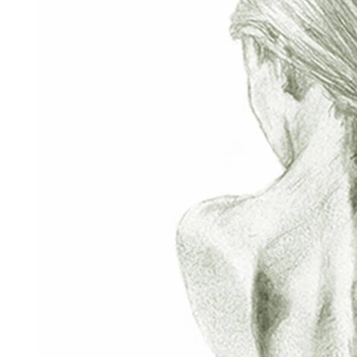 Kendra Hirons Art - Wholesale Art Print - Nude Sketch5