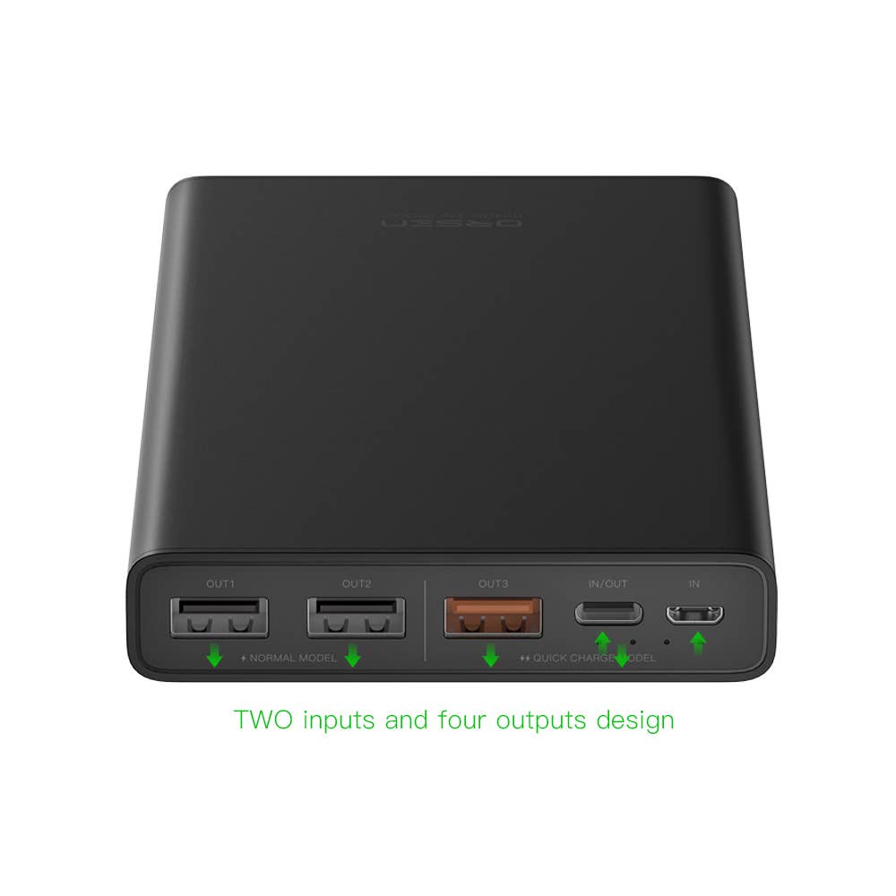Sland - Wholesale Power Adapter - Power Bank ORSEN E43, PD20W, 25000mAh, Black1