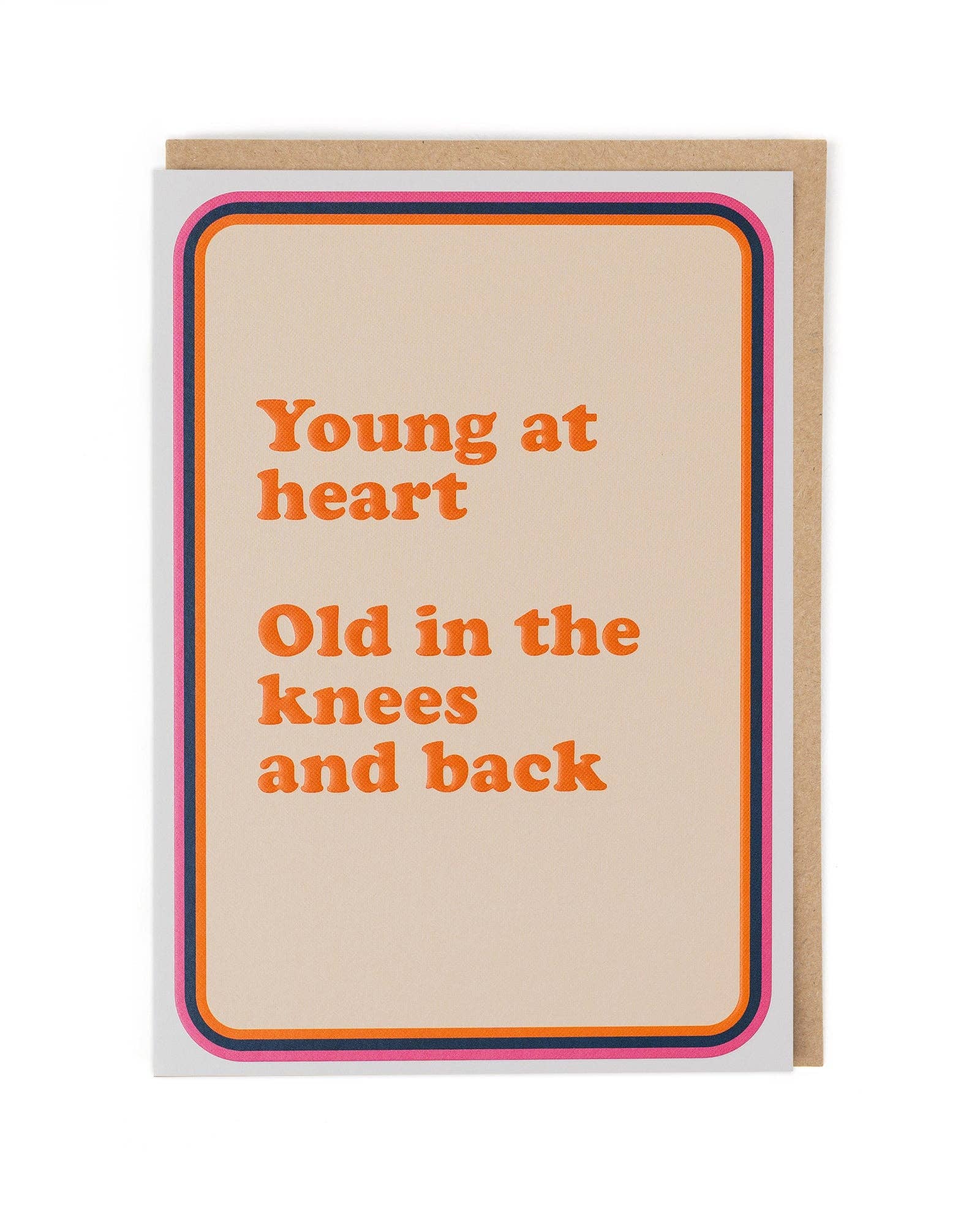 YOUNG AT HEART for wholesale by Cath Tate Cards