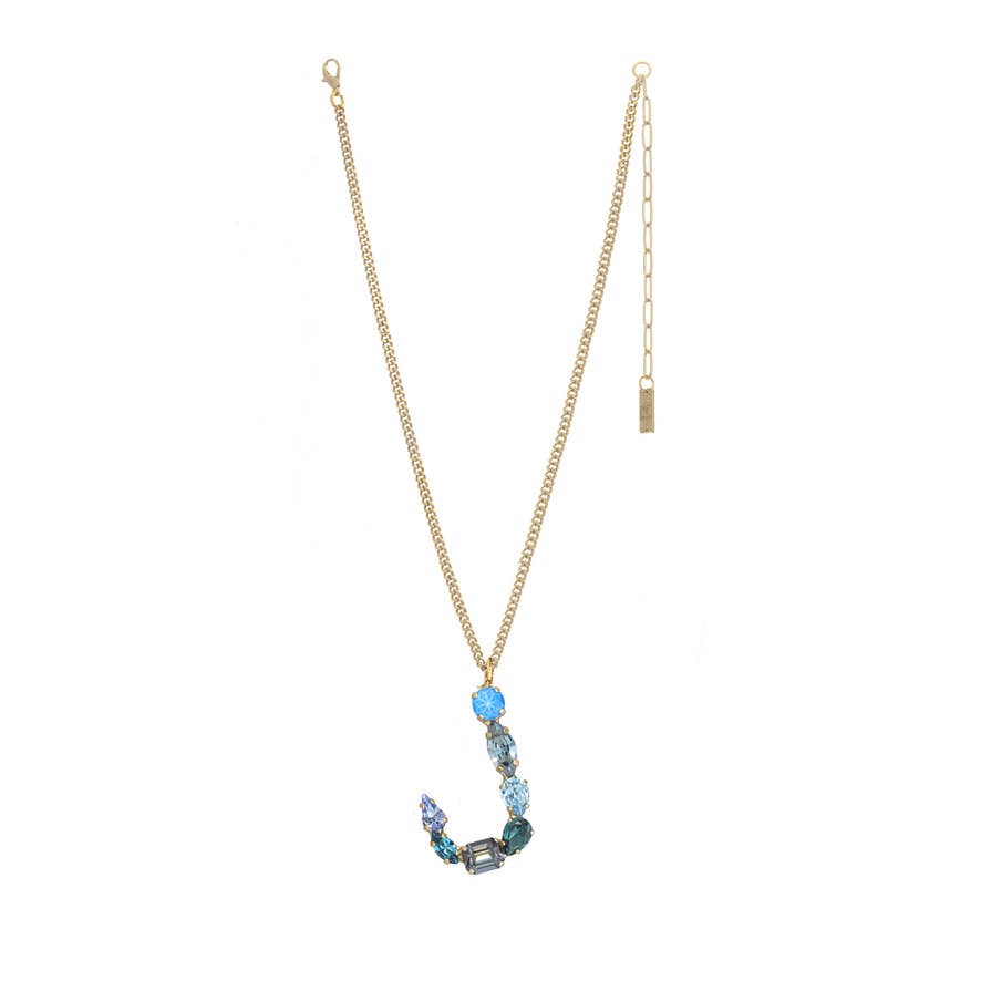 TOVA - Wholesale Pendant/Charm Necklace - Monograms in Neon Necklace38