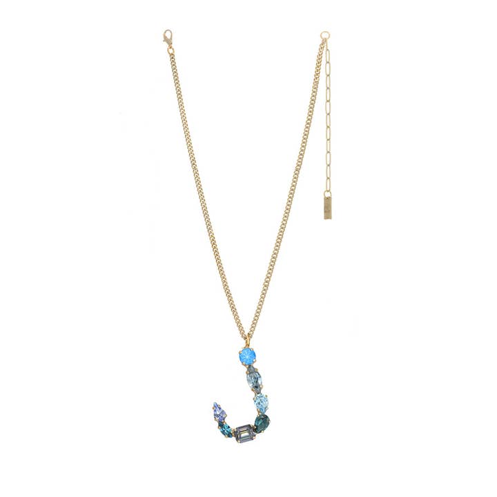 TOVA - Wholesale Pendant/Charm Necklace - Monograms in Neon Necklace38