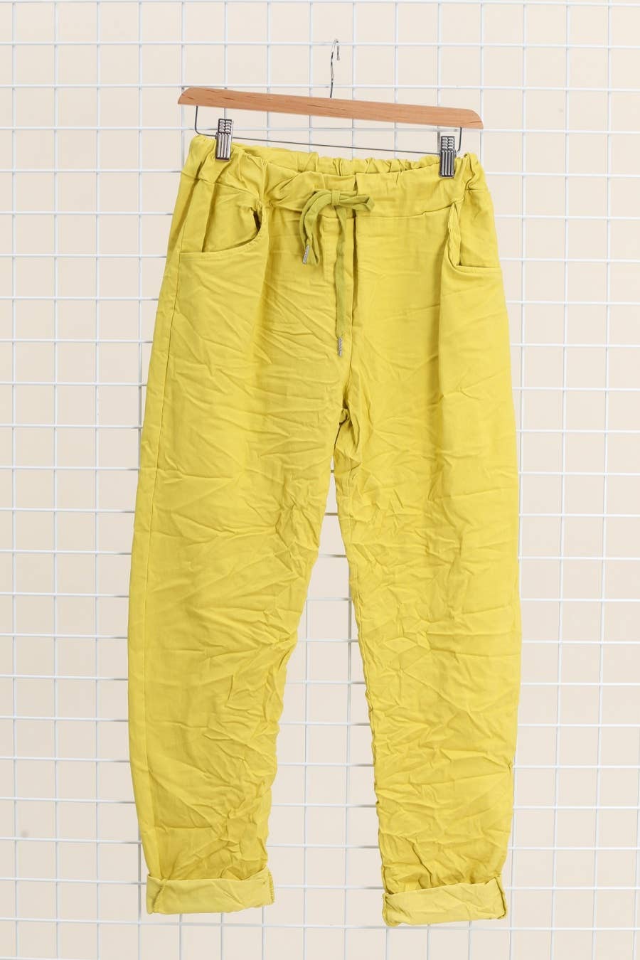 LINEN & COTTON HOUSE – wholesale Pants – Women's – 77312 WRINKLED PANTS WITH LARGE POCKETS37