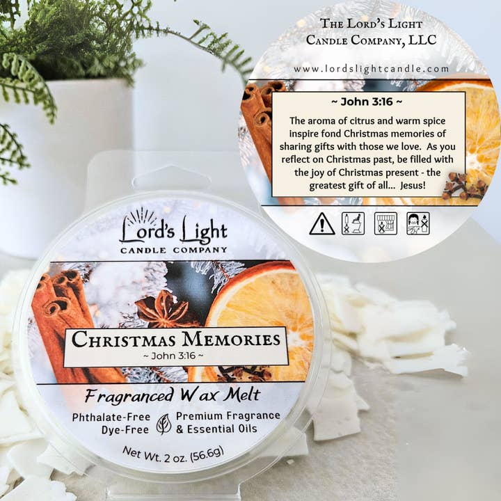 Lord's Light Candle - Wholesale Wax Melt - Highly Fragranced Faith-Based Wax Melt10