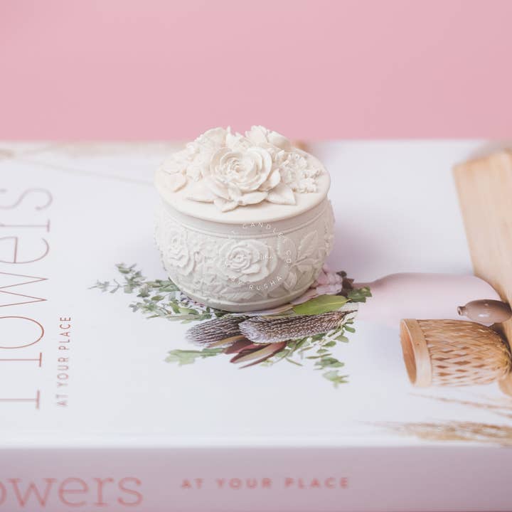 Cream White Blossom Box for wholesale on Faire10