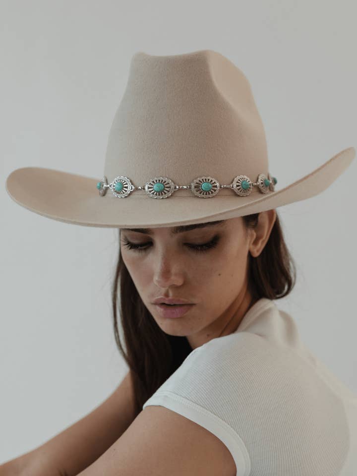 Turquoise Concho Band for wholesale by Gigi Pip