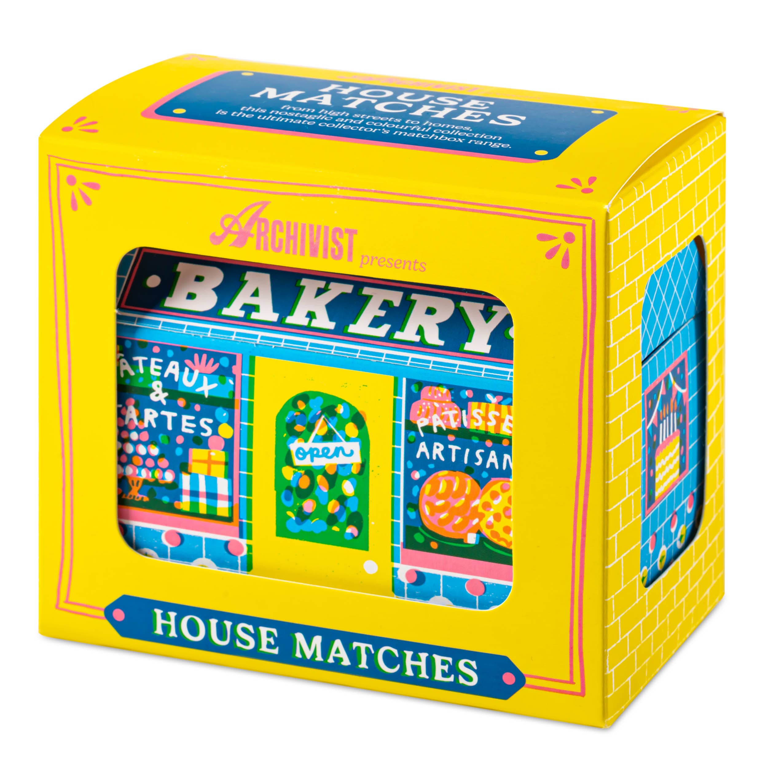 Archivist Gallery | UK – wholesale Matches – The Bakery | House Matchboxes2