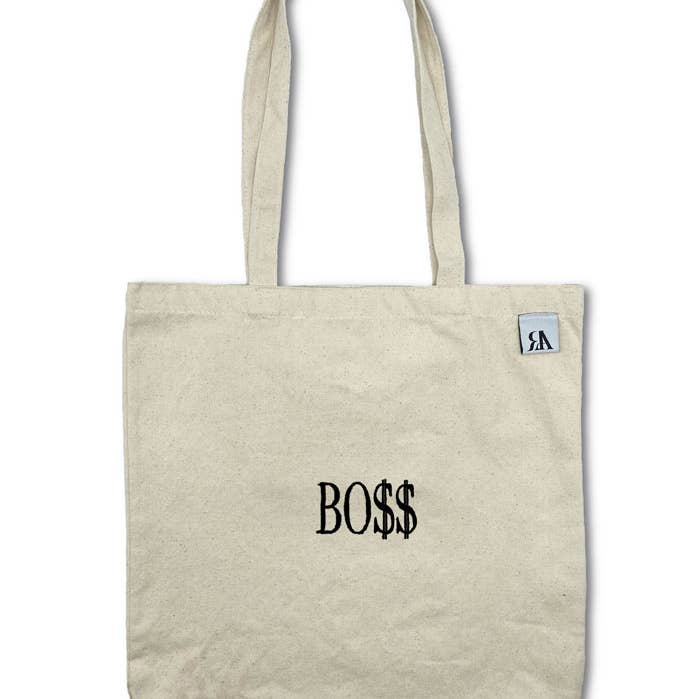 Embroidered BO$$ Themed Tote Bags and other Purchase Wholesale rasierhobel deutscher. Free Returns & Net 60 Terms on Faire trending on Faire.