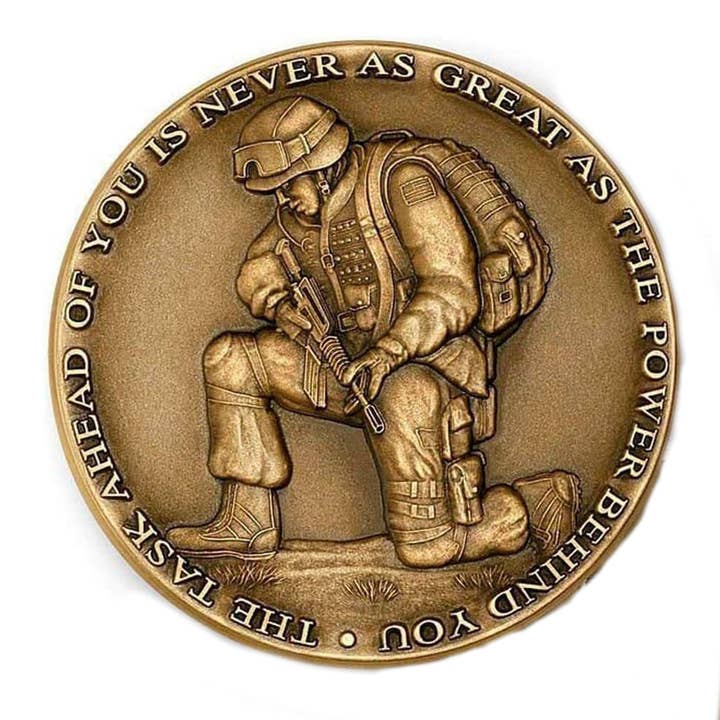 Military Spiritual Sentinel Commemorative Coin for wholesale by Blinkee.com, LLC