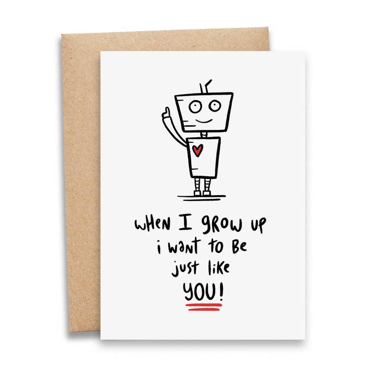 Just Like You | Father's Day Card for wholesale by Debmon Design