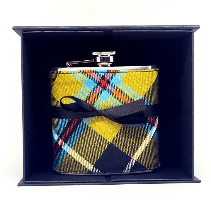 The Edinburgh Bow Tie Co. - Wholesale Flask - Edinburgh Tartan Hip Flask - Cornish National1