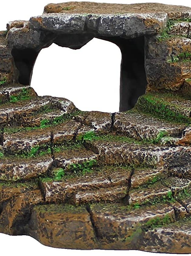 Reptology Shale Scape Step Ledge & Cave Hideout – Medium for wholesale by Penn-Plax