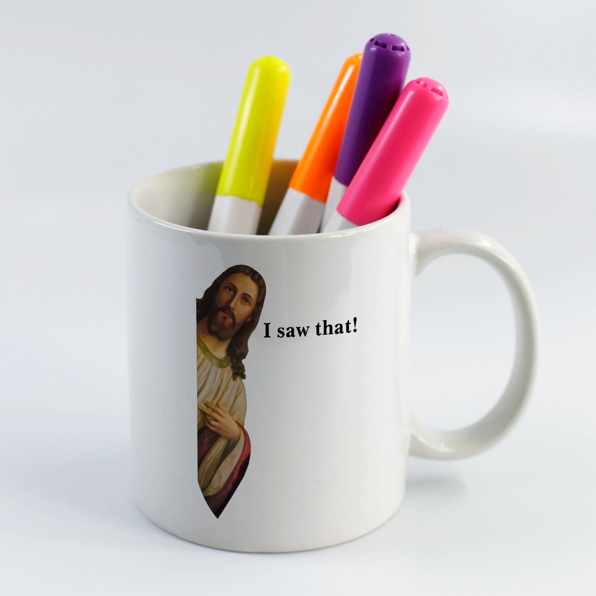 Sticker Bull - Wholesale Coffee Mug - Jesus I Saw That 11oz Coffee Mug10