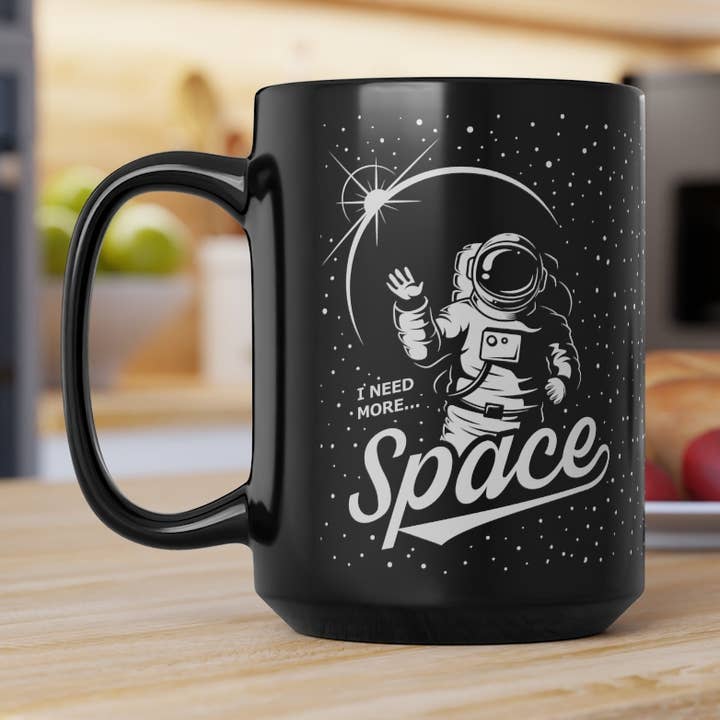 I Need Space Astronaut 15oz Mug for wholesale by The Oracle's Haven