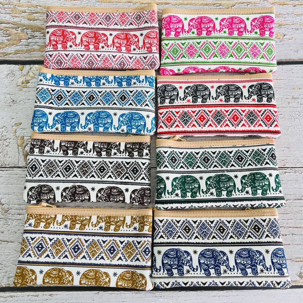 Hecho a mano – Acessório para mala/bolsa - Mulher por atacado – Carteira tailandesa com designs e cores variadas1