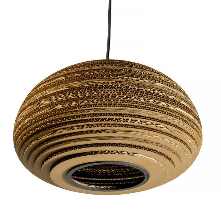 SOOA - Wholesale Kroonluchter/hangend licht - Kartonnen hanglamp ORGANIC L1