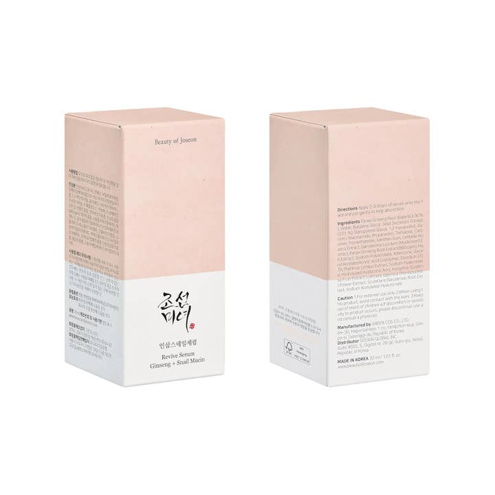 MEHIAZ - Wholesale Facial Serum/Concentrate - Beauty of Joseon Ginseng + Snail Mucin Serum 30ml6