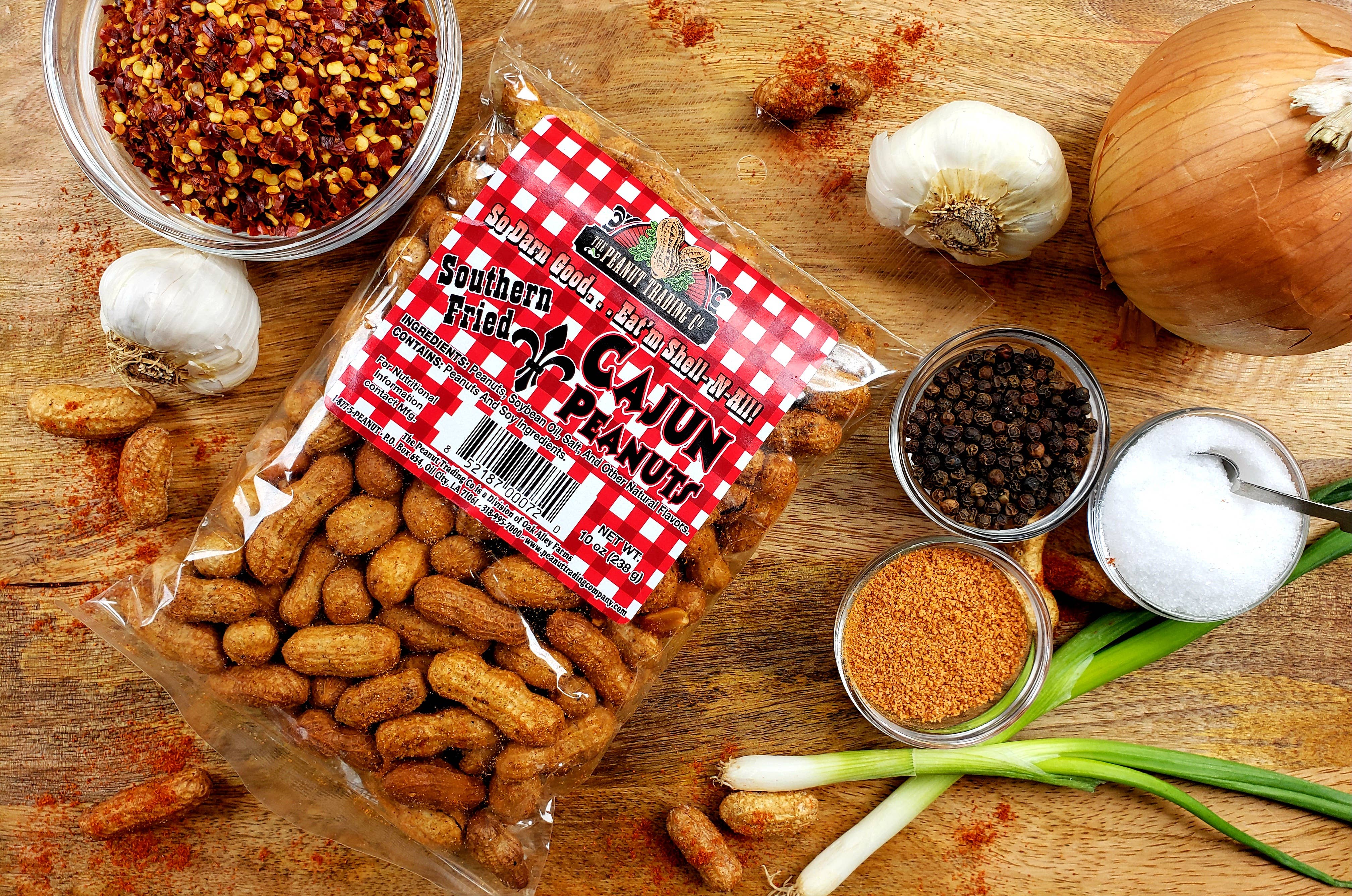 The Peanut Trading Company - Wholesale Nuts - Deep Fried Peanuts - Cajun