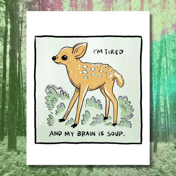 Impression artistique Soup Brain - 8 x 10 pour la vente par Shapelessflame