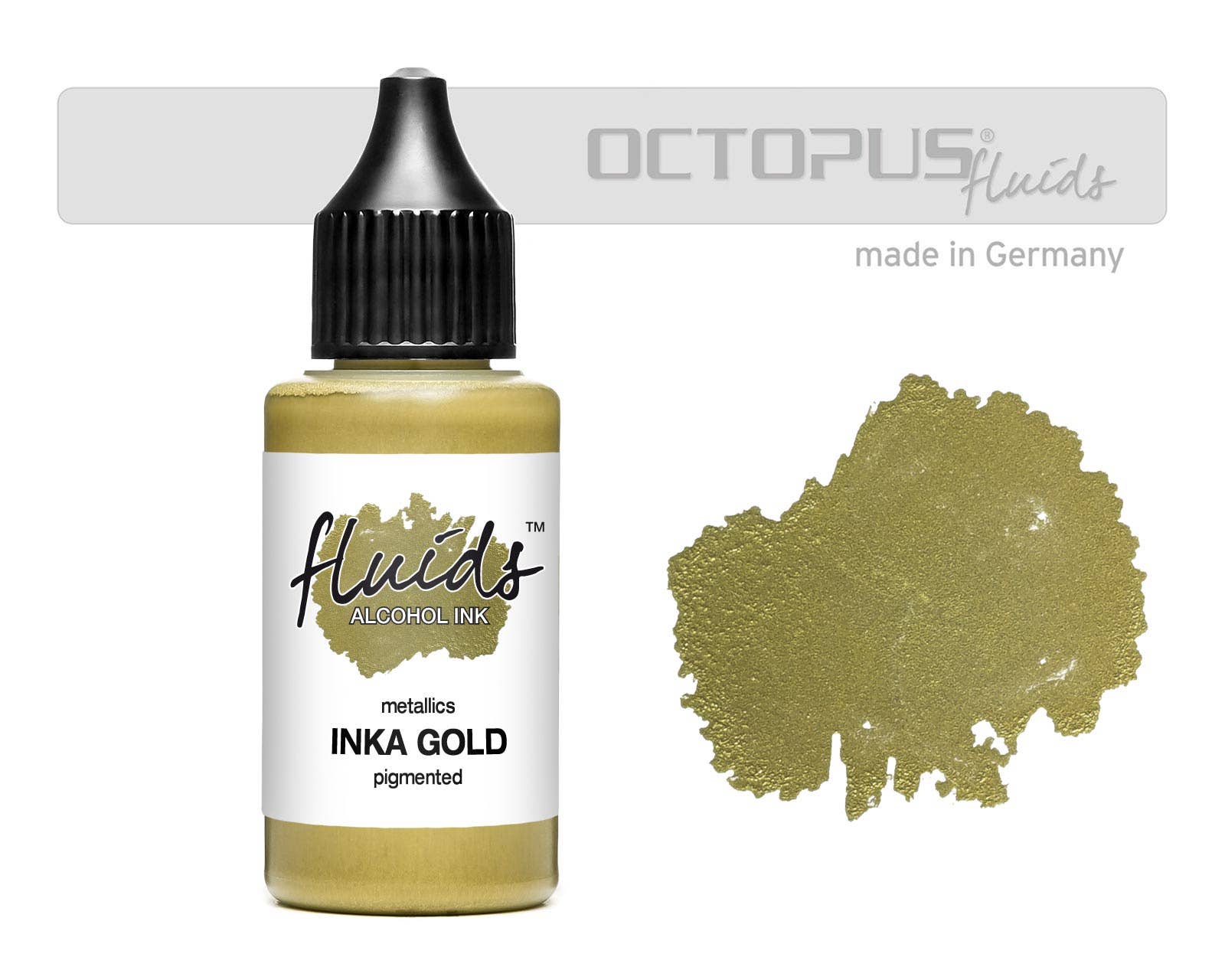Octopus Concept GmbH - Wholesale Craft Supplies - Fluids Alcohol Ink INKA GOLD, alcohol ink for fluid art