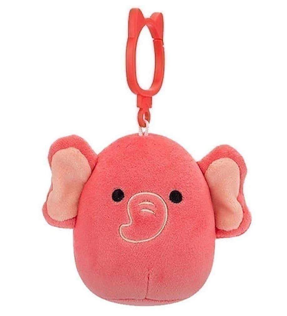 Authentic Street Signs - Wholesale Stuffed/plush toy – Kids & baby - Squishmallow Clip Plush Stuffed Toy -Kyla Pink Elephant 3.5"