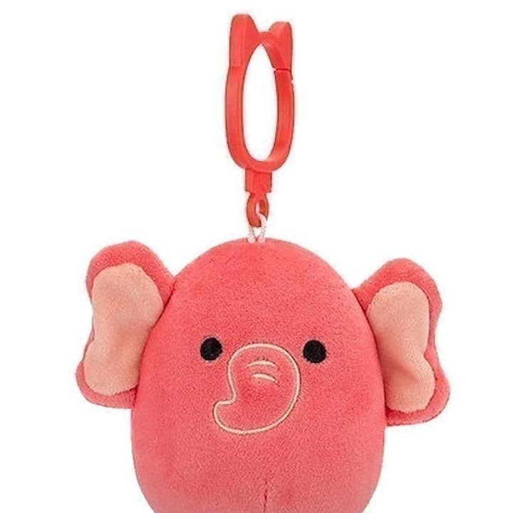Authentic Street Signs - Wholesale Stuffed/plush toy – Kids & baby - Squishmallow Clip Plush Stuffed Toy -Kyla Pink Elephant 3.5"0