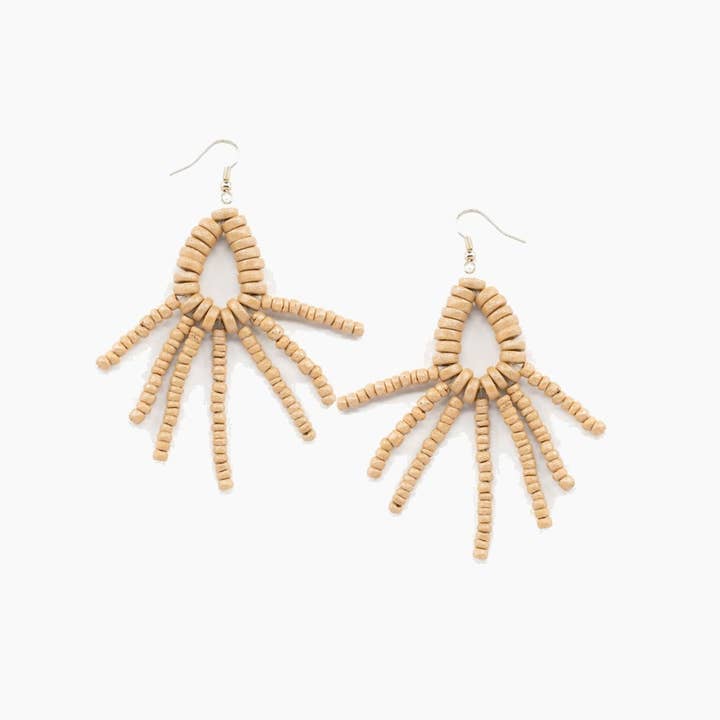 Bijondo - Wholesale Dangle Earrings - Millie Wood Earrings6