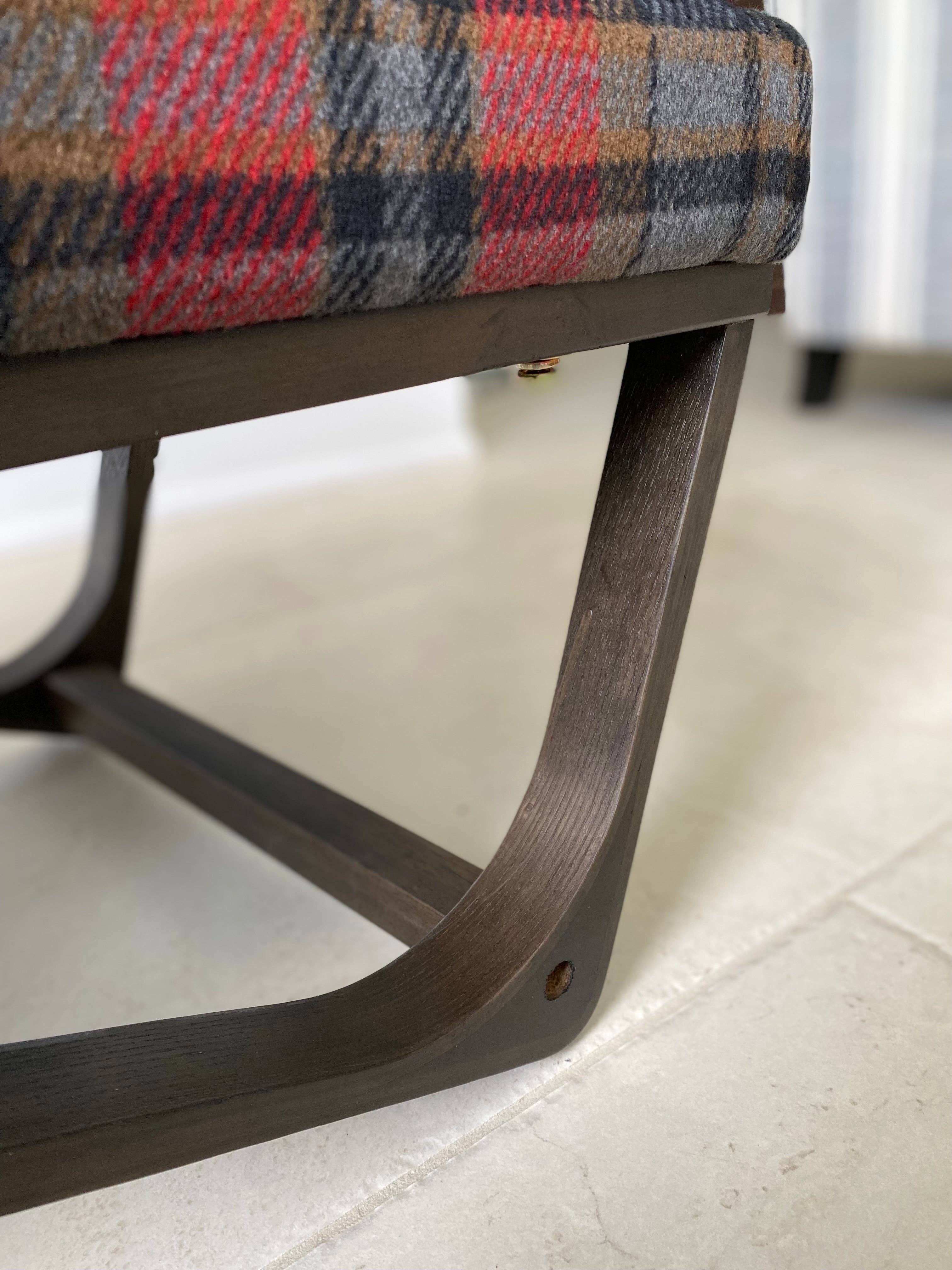 Seat4uhome – Banco por atacado – Banco Highland xadrez estofado Hendraheim 48" Hendraheim6