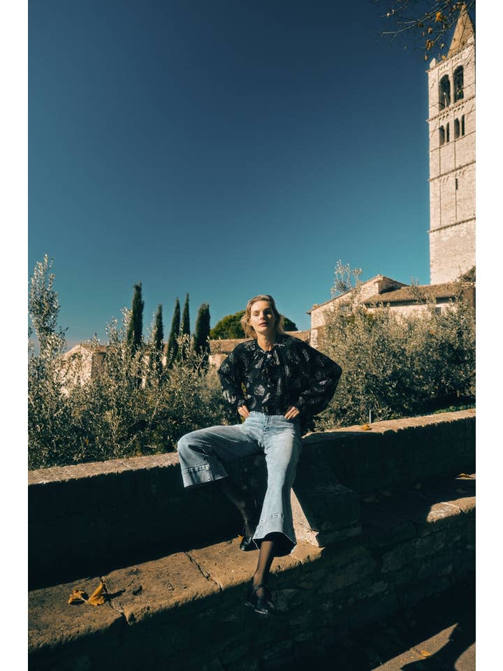 DARK OPEN PACK HIGH RISE CROP WIDE JEANS-KC7479D for wholesale on Faire